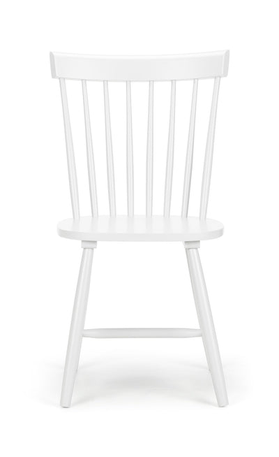 Torino White Chairs (Set Of 4) – Julian Bowen, view 4