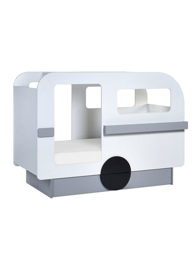 Tourer Caravan Bed - Vapor Grey And White