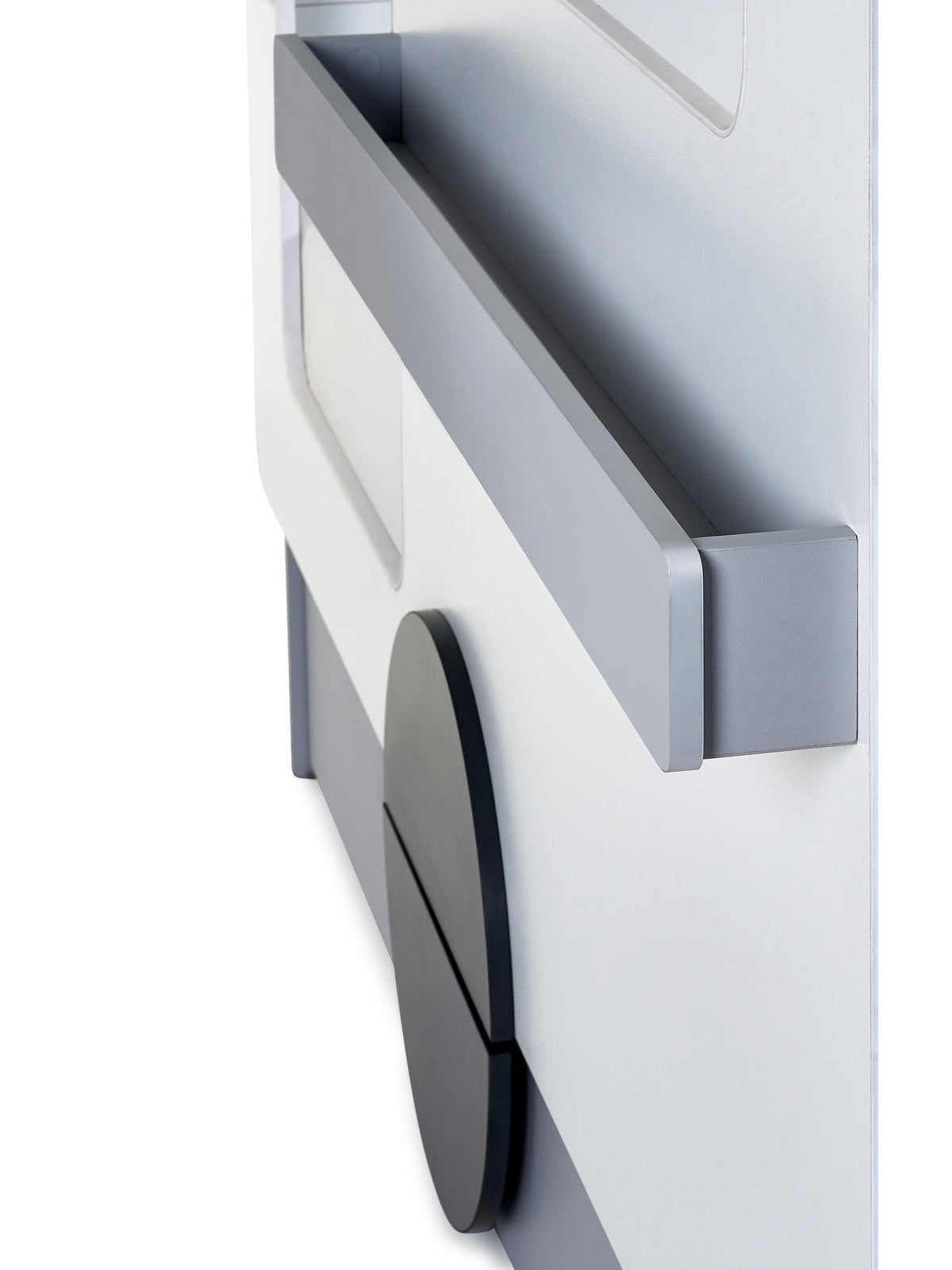 Tourer Caravan Bed - Vapor Grey And White