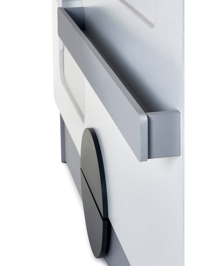 Tourer Caravan Bed - Vapor Grey And White
