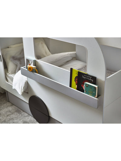 Tourer Caravan Bed - Vapor Grey And White