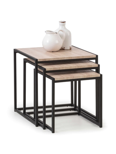 Tribeca Nest Of 3 Tables - Sonoma Oak
