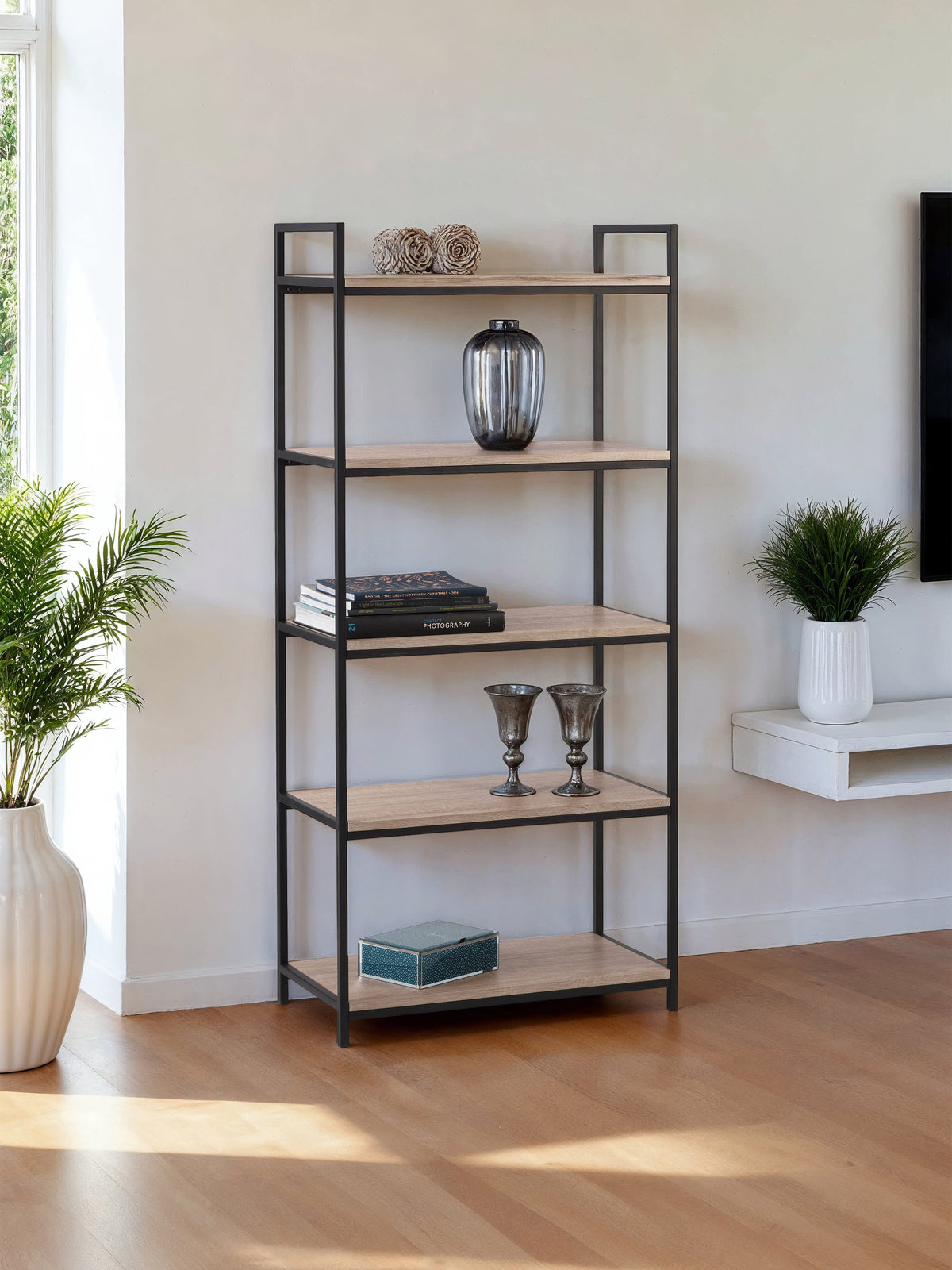 Tribeca Tall Bookcase - Sonoma Oak