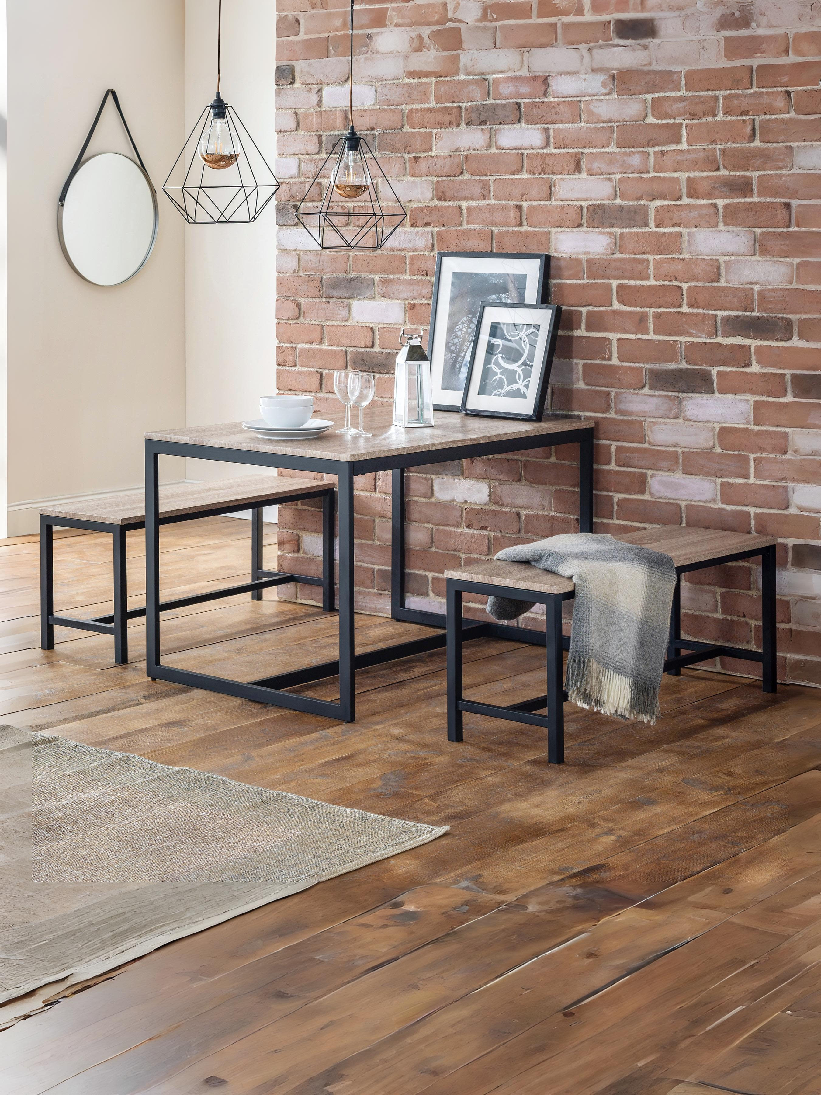 Tribeca Bench - Sonoma Oak