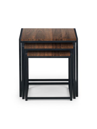 Tribeca Nest Of 3 Tables - Walnut