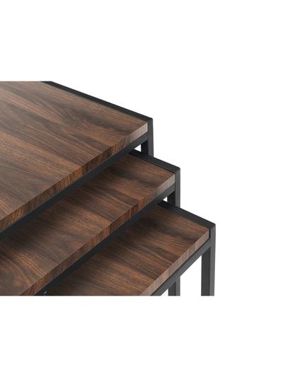 Tribeca Nest Of 3 Tables - Walnut
