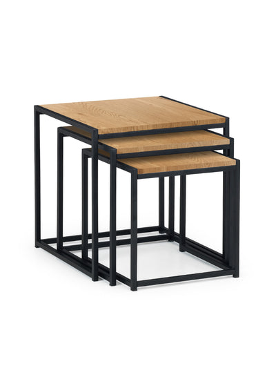 Tribeca Nest Of 3 Tables - Oak
