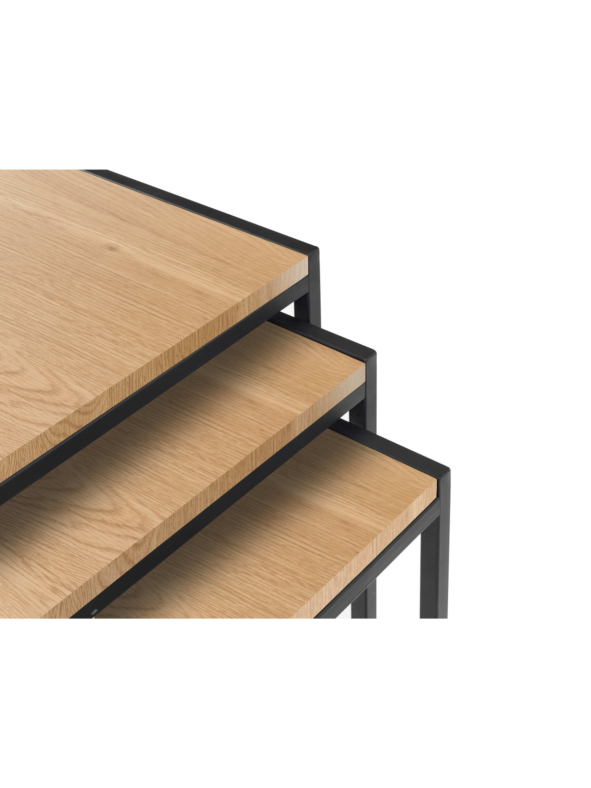 Tribeca Nest Of 3 Tables - Oak