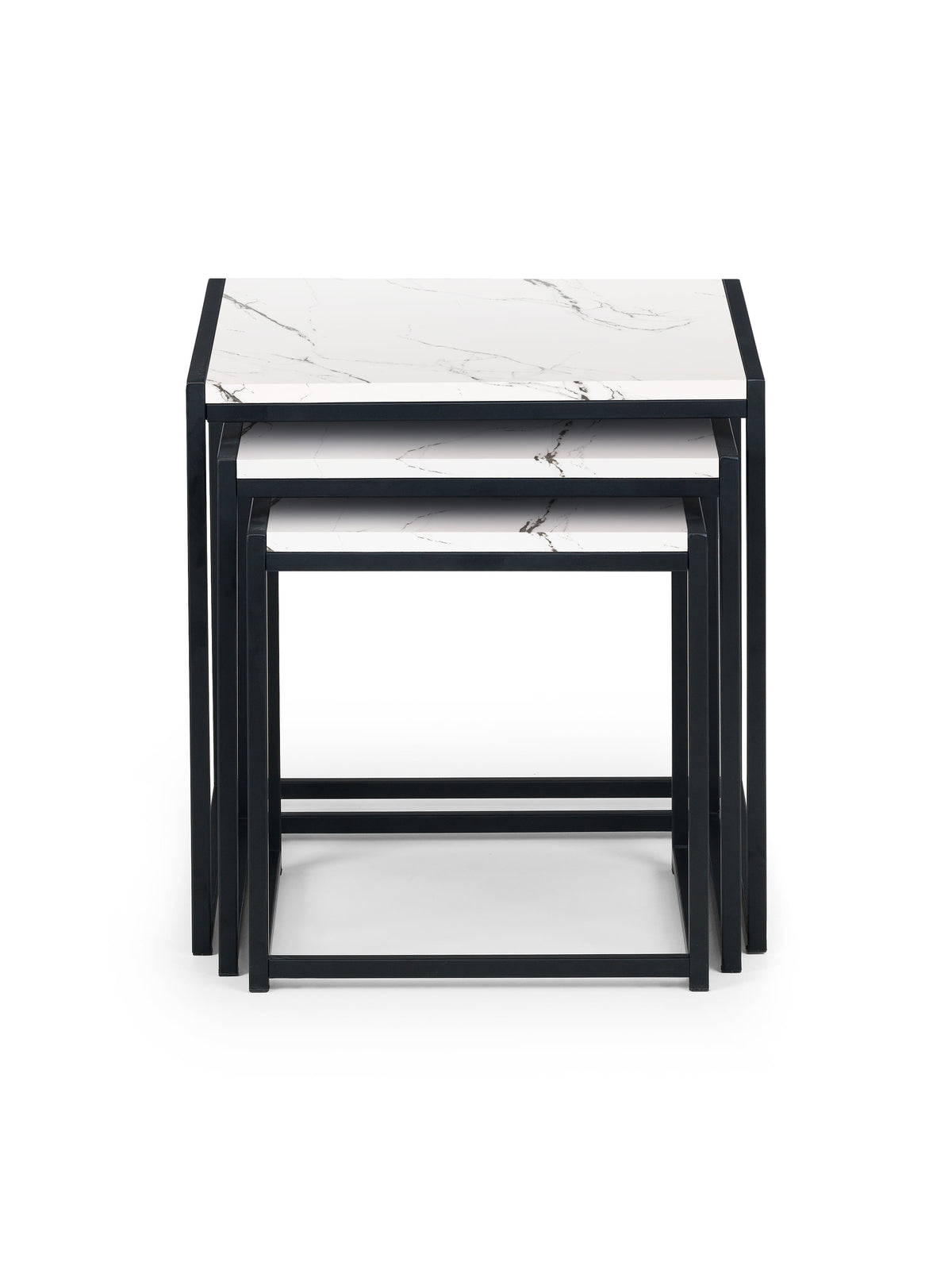 Tribeca Nest Of 3 Tables - White Marble