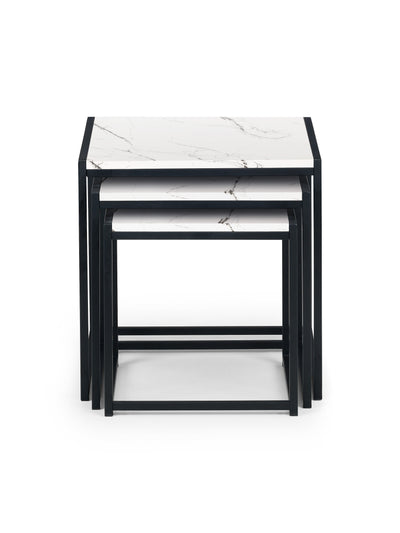 Tribeca Nest Of 3 Tables - White Marble