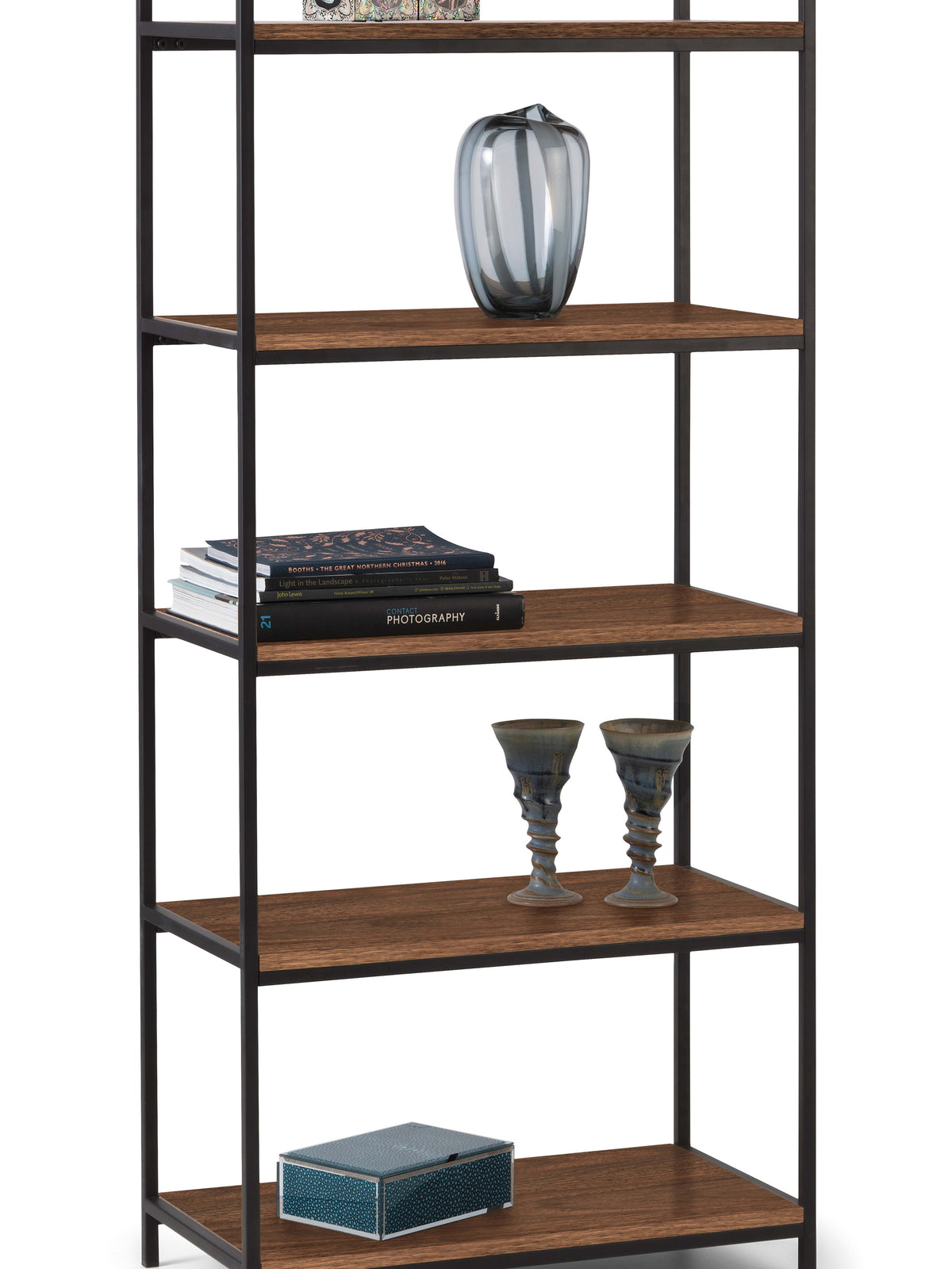 Tribeca Tall Bookcase - Walnut