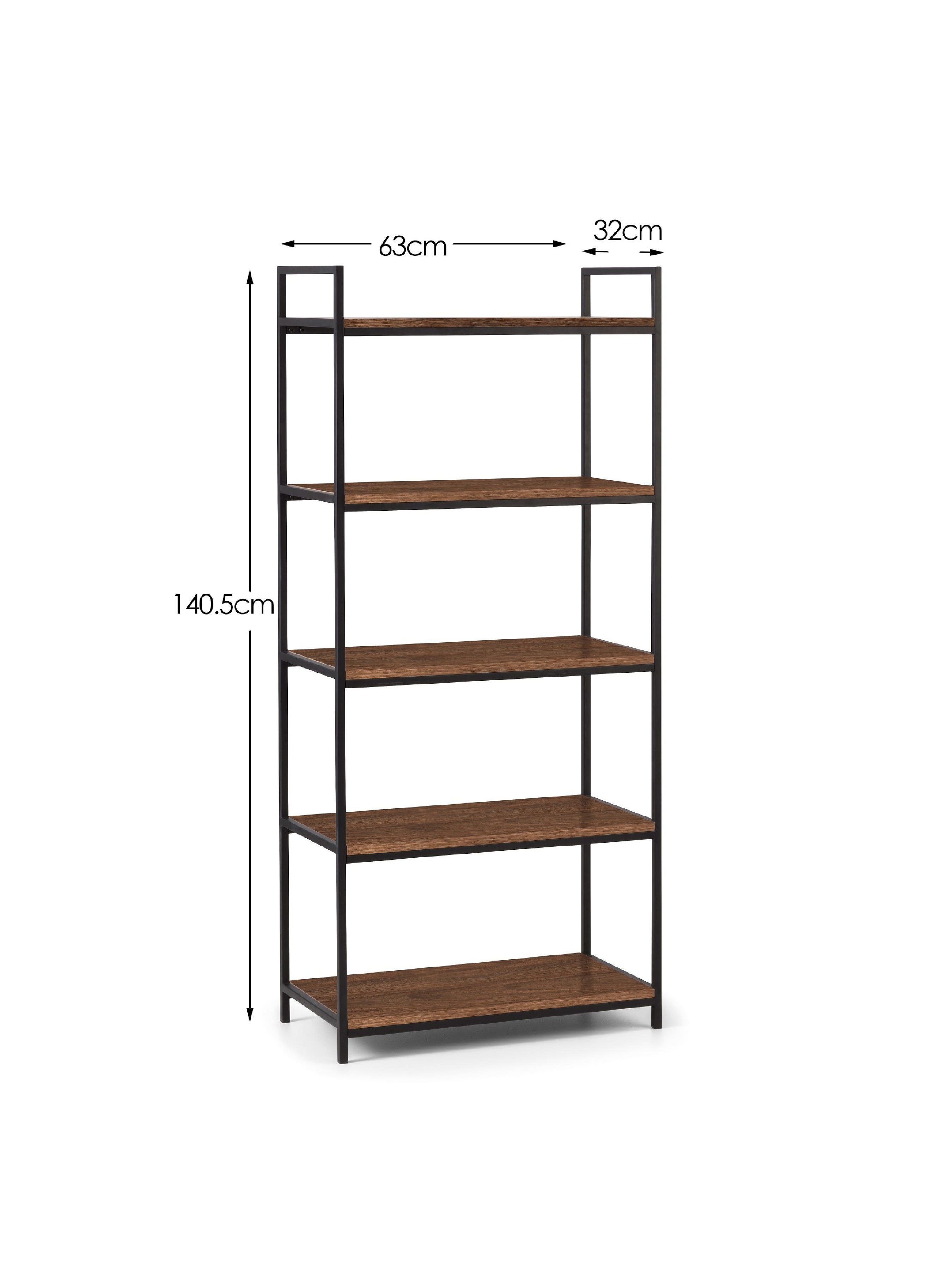 Tribeca Tall Bookcase - Walnut