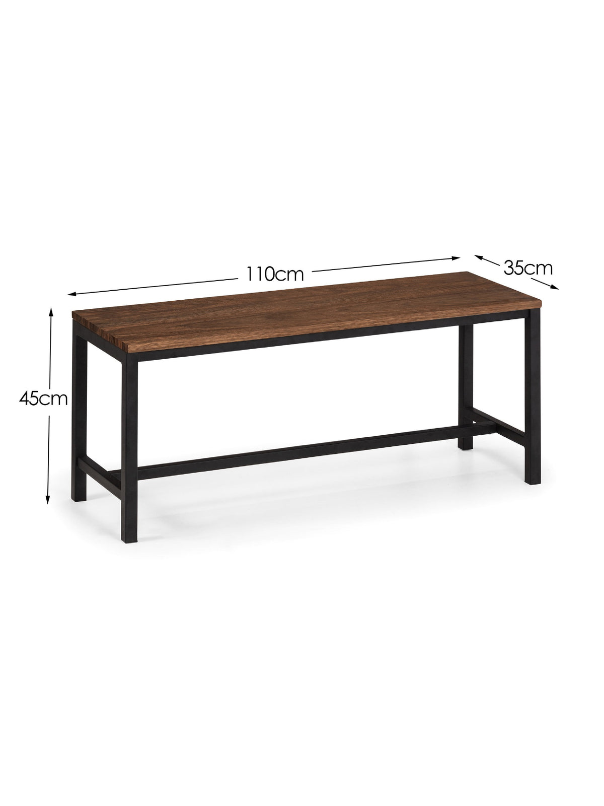 Tribeca Bench - Walnut