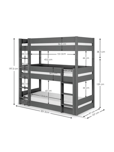 Trio Bunk - Anthracite