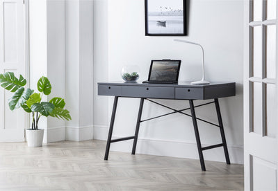 Trianon Desk - Grey – Julian Bowen, view 2
