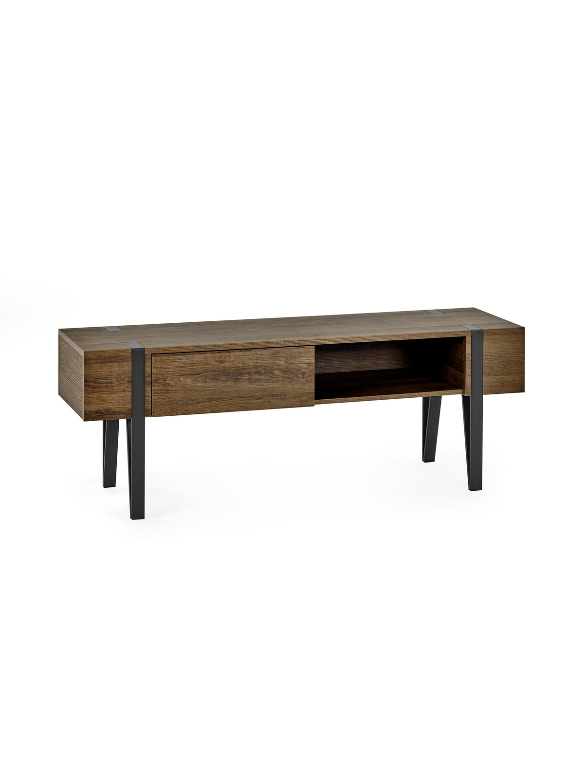 Troy TV Unit up to 65" – Rustic Wood Effect