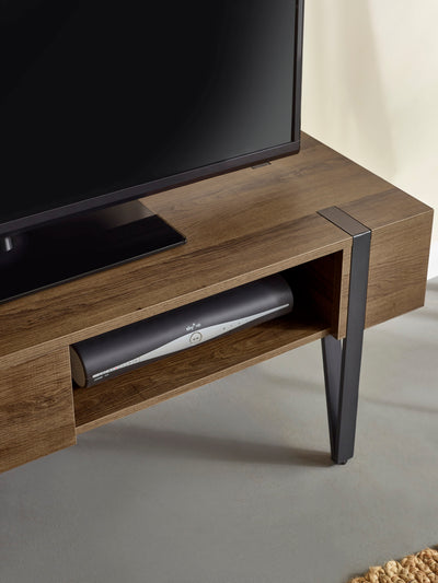 Troy TV Unit up to 65" – Rustic Wood Effect