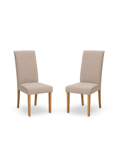 Valencia Upholstered Dining Chair (Set of 2) – Cream Chenille