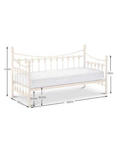 Versailles Daybed Only - Stone White