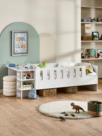 Vision Low Sleeper With Desk – White