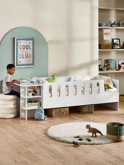 Vision Low Sleeper With Desk – White