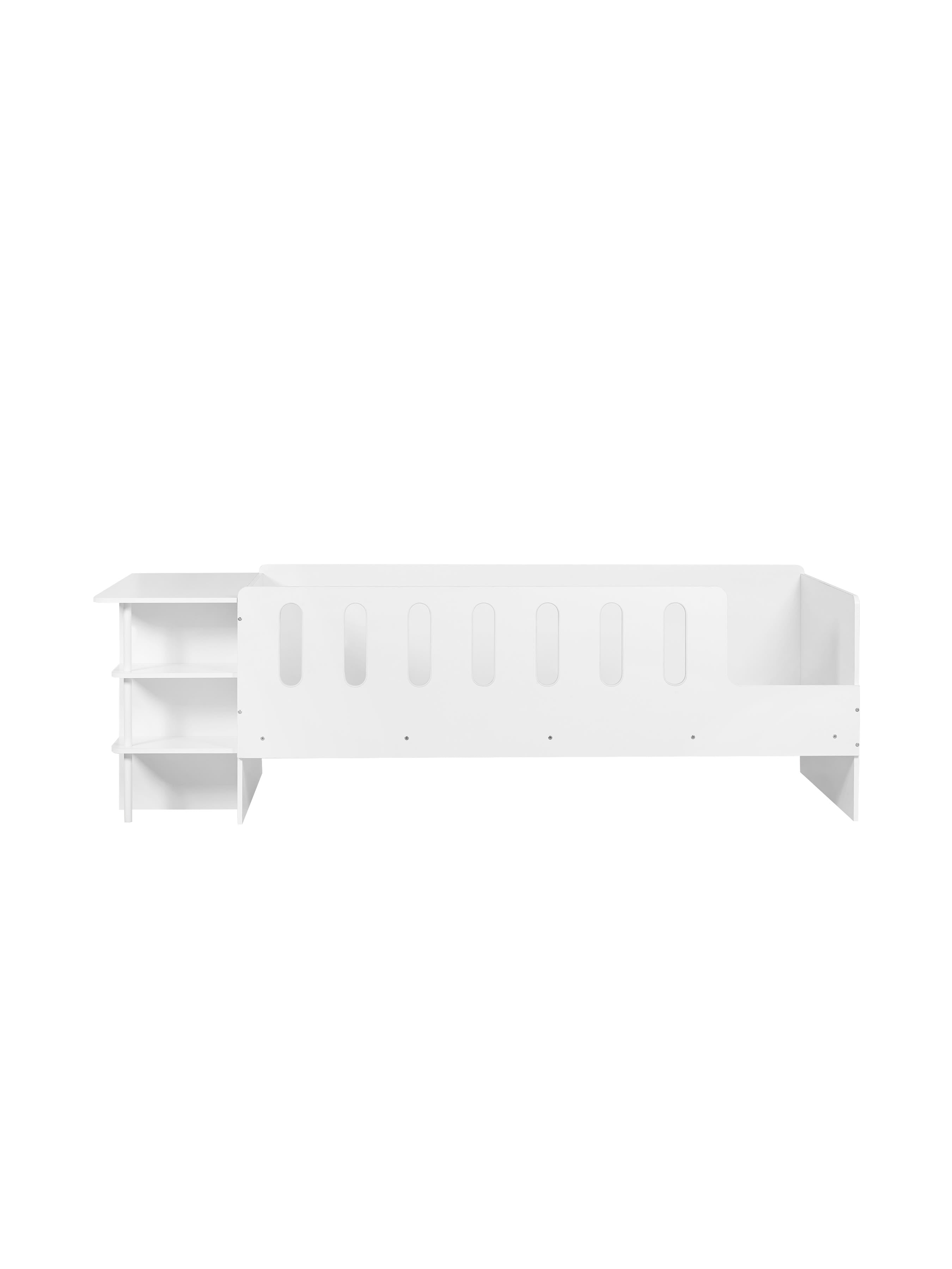 Vision Low Sleeper With Desk – White