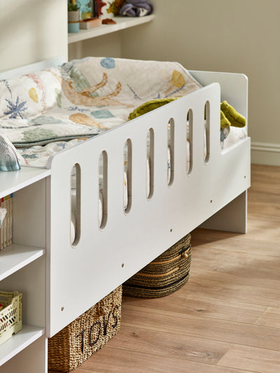 Vision Low Sleeper With Desk – White