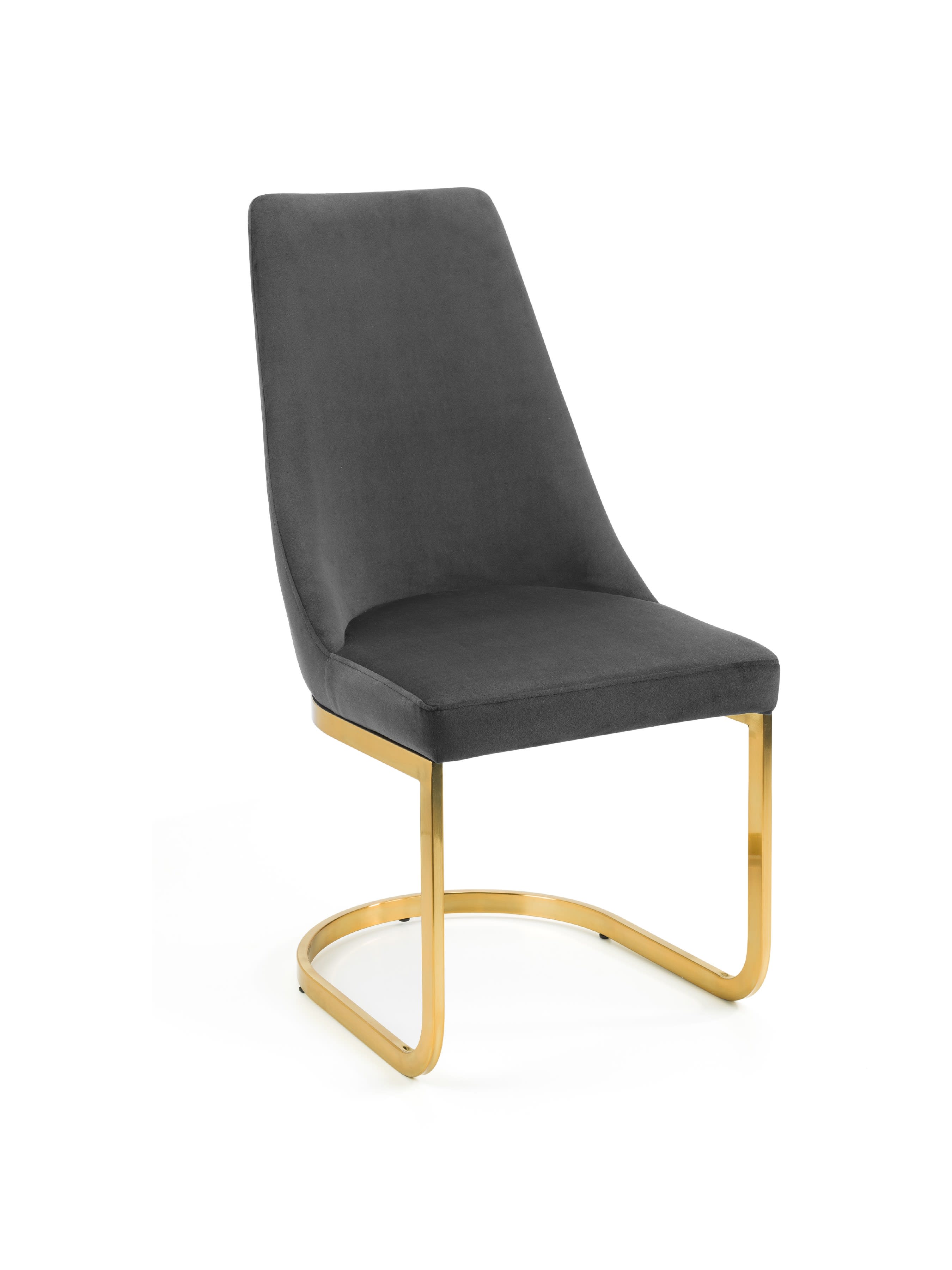 Vittoria Cantilever Dining Chairs - Grey (Set Of 2)