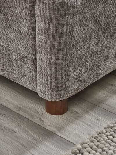 Whitmore Grey Chenille Upholstered Bed