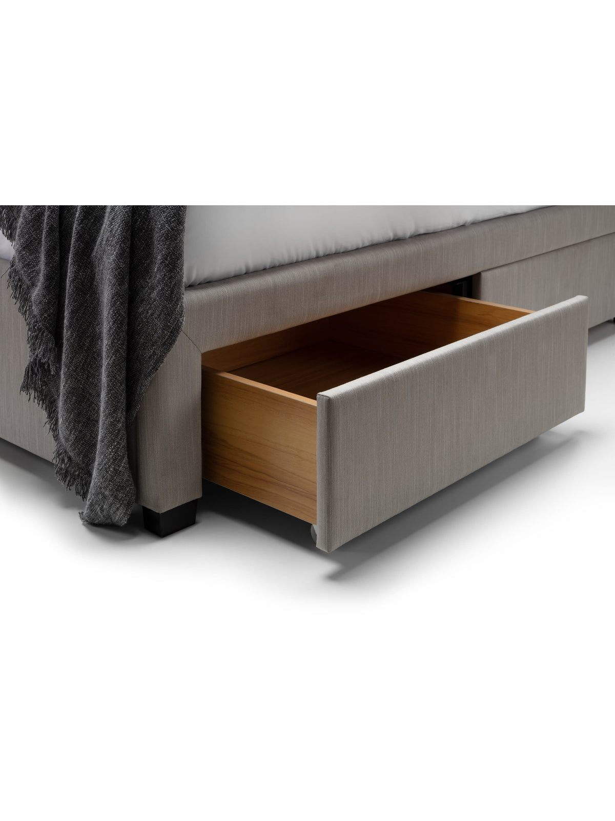Wilton 4 Drawer Bed - Grey Linen