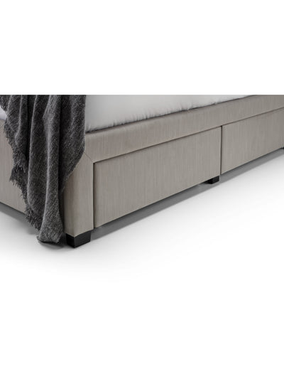 Wilton 4 Drawer Bed - Grey Linen