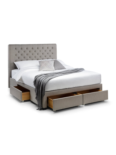 Wilton 4 Drawer Bed - Grey Linen