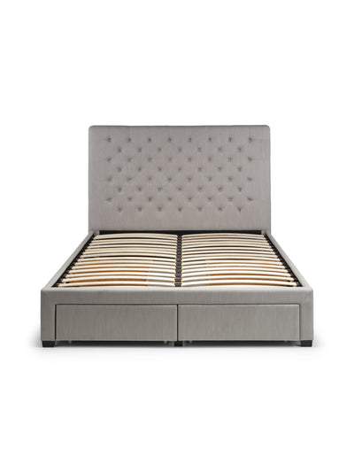 Wilton 4 Drawer Bed - Grey Linen