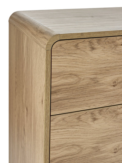 Ingrid 5 Drawer Chest Oak – Julian Bowen, view 13