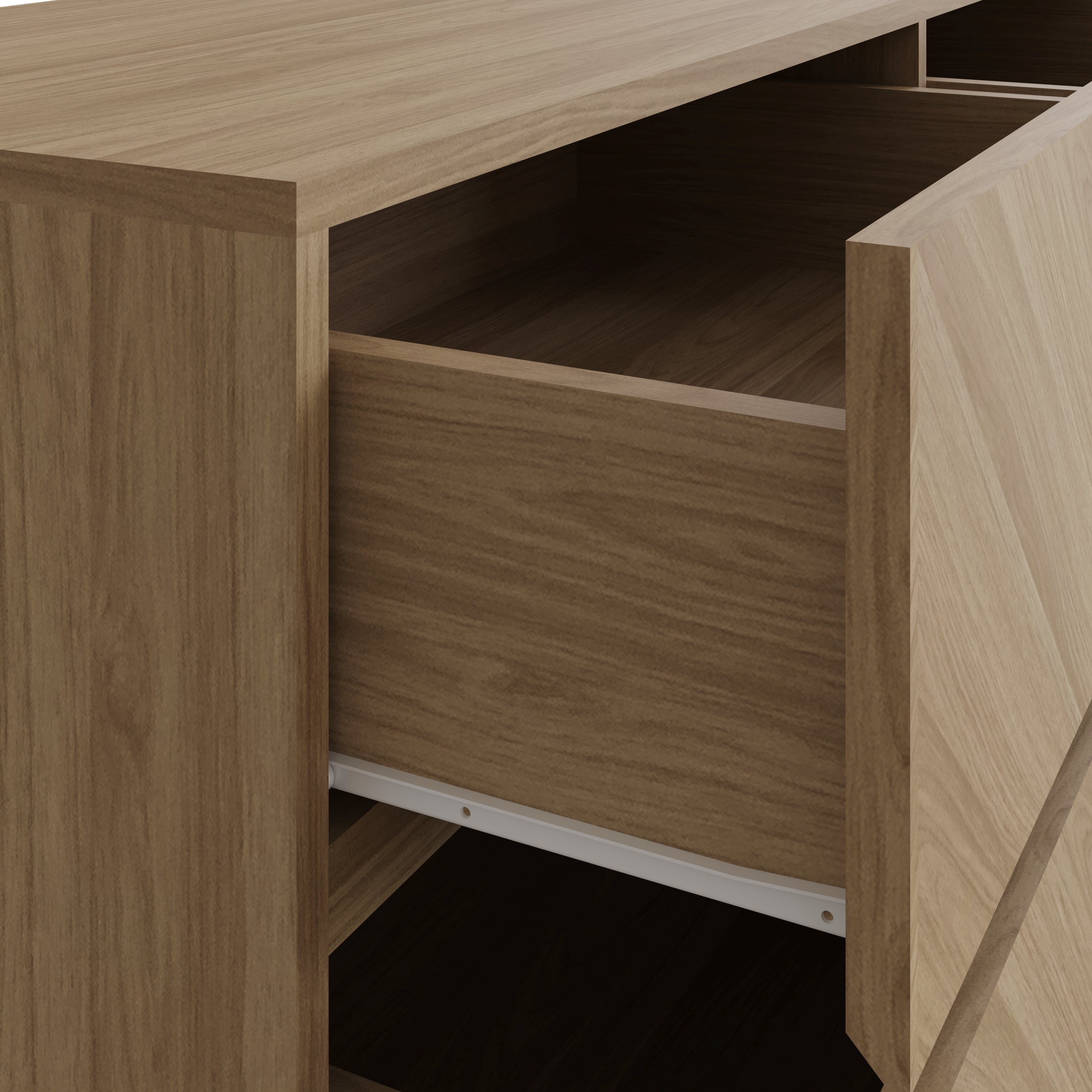 Catania 3+3 Drawer Chest Euro Oak – GFW, view 5