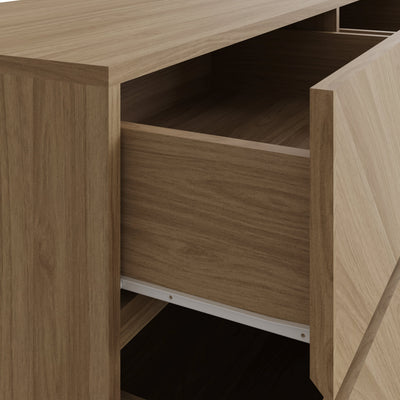 Catania 3+3 Drawer Chest Euro Oak – GFW, view 5