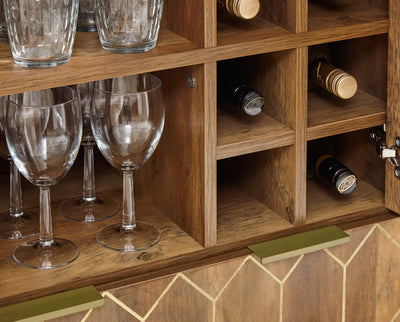 Orleans Wine Cabinet Mango – GFW, view 5