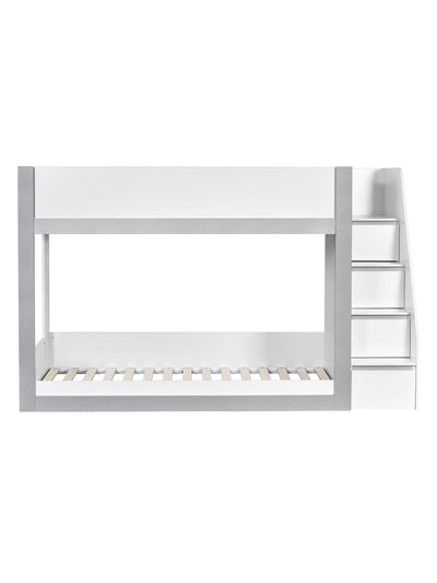 Gaia Bunk Bed - White and Silver – Julian Bowen, view 6