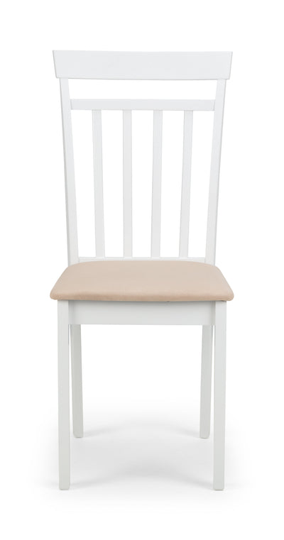 Coast White Dining Chairs (Set of 2) – Julian Bowen, view 3