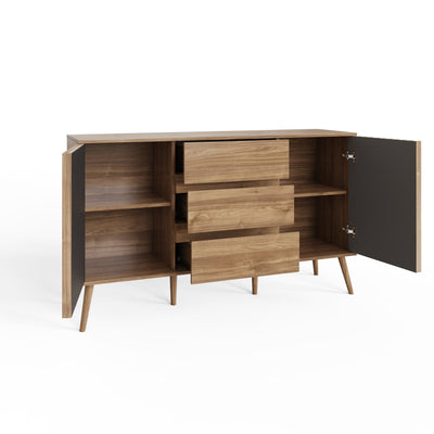 Rowan Large Sideboard Oak – GFW, view 8
