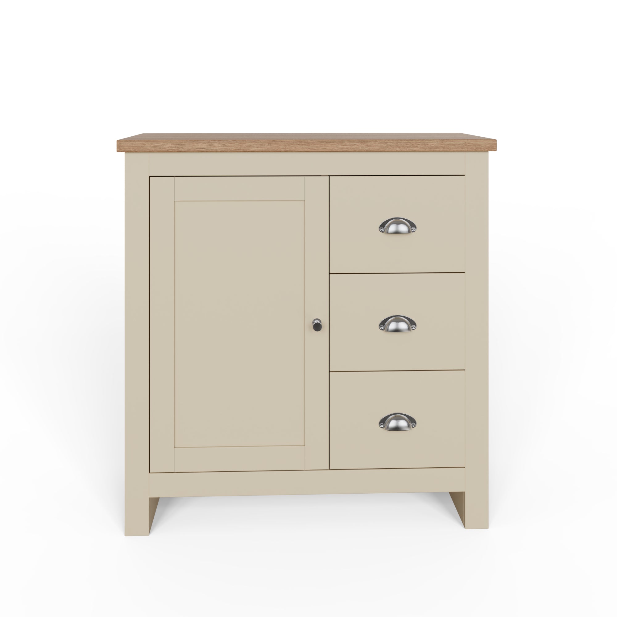 Lancaster Multi Unit – Cream & Oak