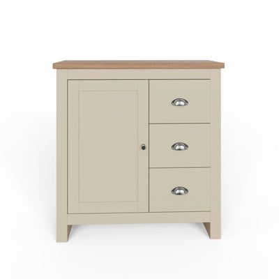 Lancaster Multi Unit – Cream & Oak
