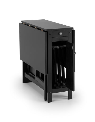 Savoy Dining Set - Black – Julian Bowen, view 3