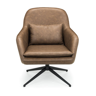 Bowery Swivel Chair – Julian Bowen, view 2