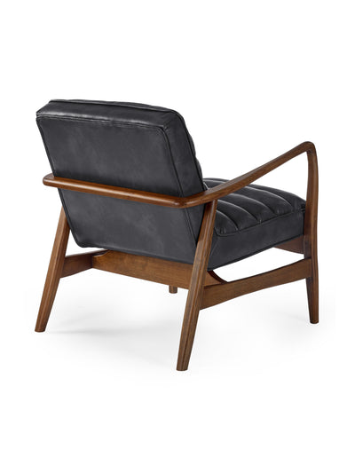 Julian Bowen Armchair Marshall Accent Chair - Black Bed Kings