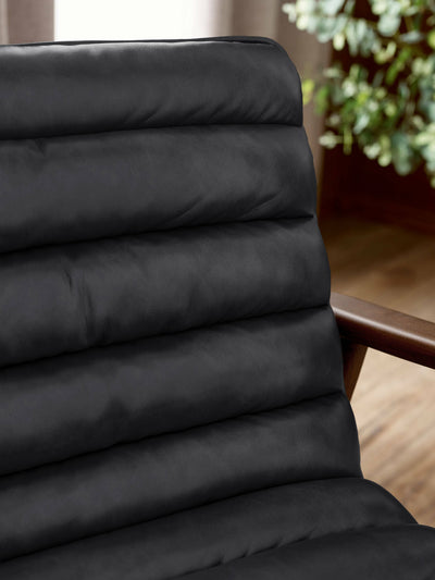 Julian Bowen Armchair Marshall Accent Chair - Black Bed Kings