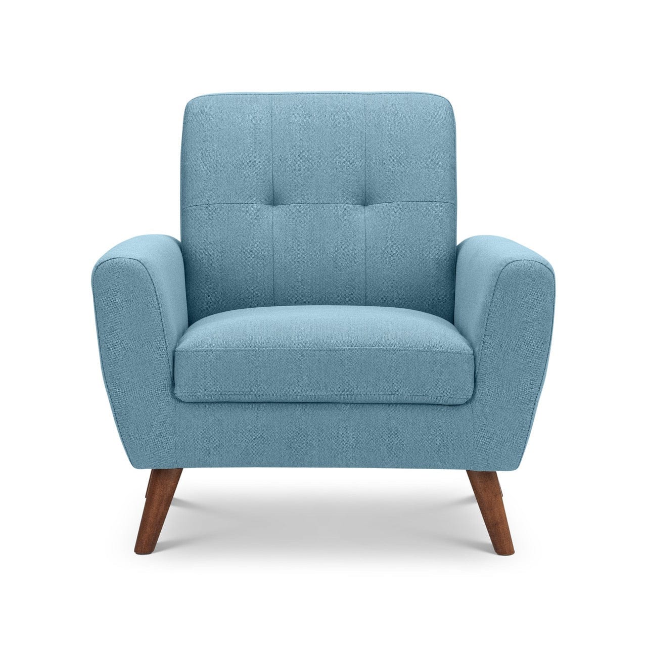 Monza Compact Retro Chair - Blue – Julian Bowen, view 3