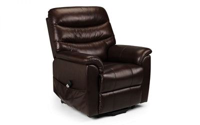 Pullman Leather Rise & Recline Chair - Dual Motor – Julian Bowen