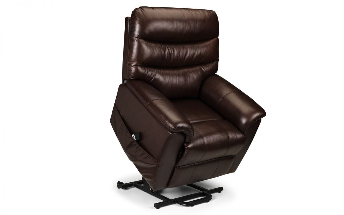 Pullman Leather Rise & Recline Chair - Dual Motor – Julian Bowen, view 4