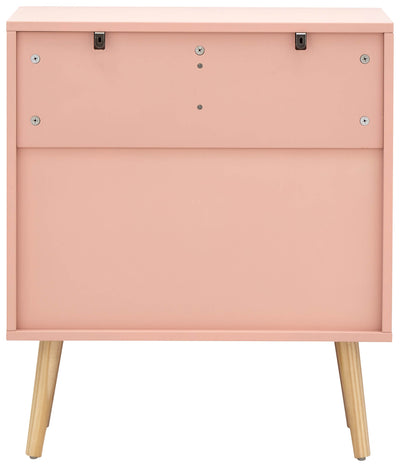 Nyborg 2+2 Drawer Chest – Coral Pink